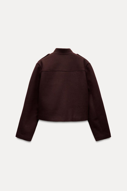 Carter Burgundy Jacket