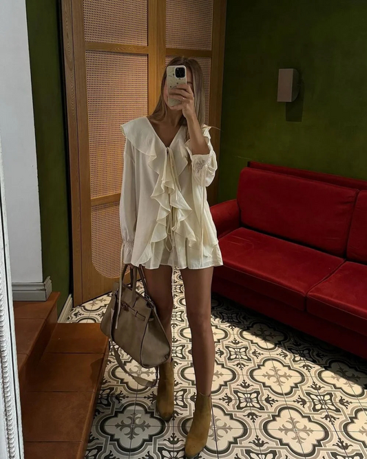 Burani Ruffle Shorts Set