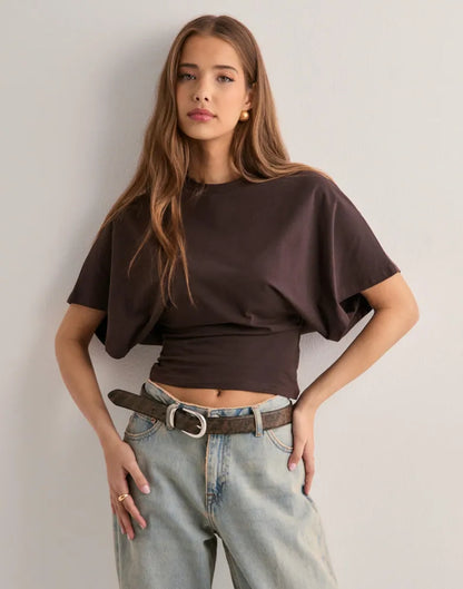 Amaya - T-shirt med vida ärmar