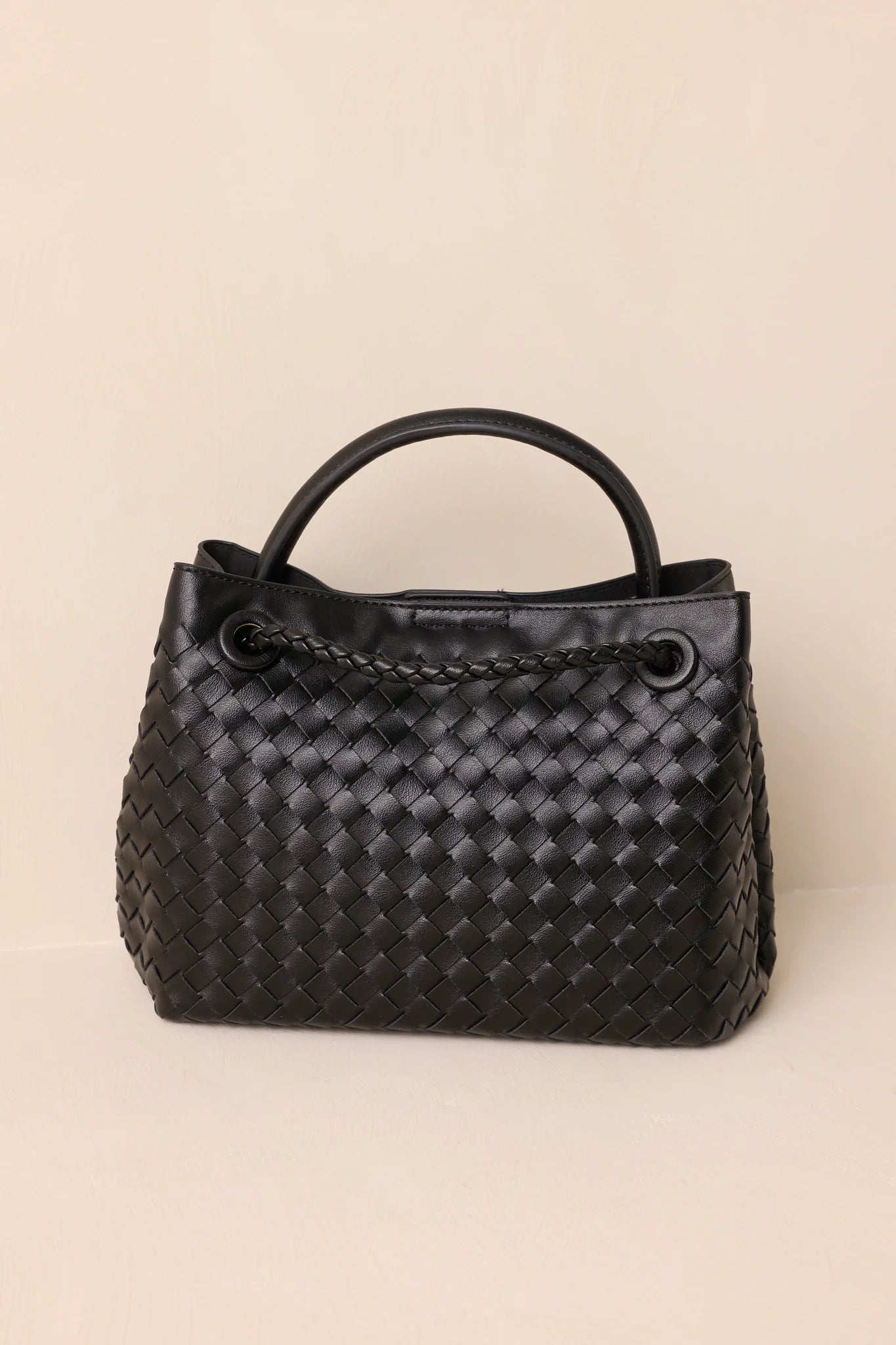 Burgani - Vävd Crossbody-Väska