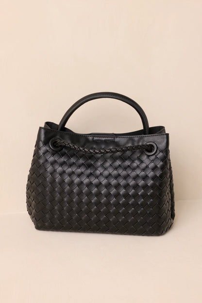 Burgani - Vävd Crossbody-Väska