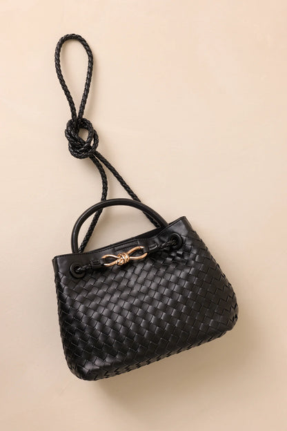 Burgani - Vävd Crossbody-Väska