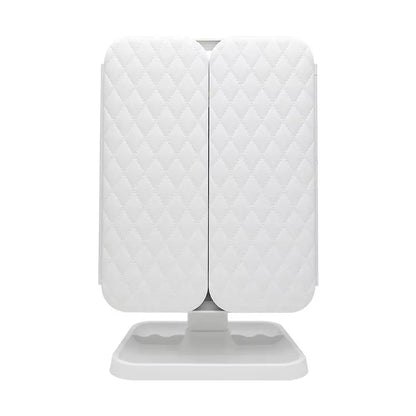 GlamMirror - Trefaldig sminkspegel med trefärgad LED-belysning