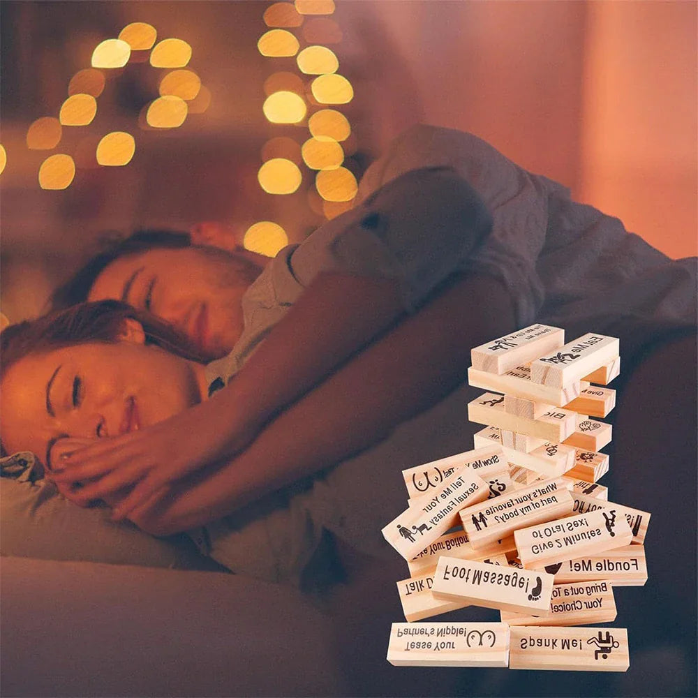 Fantasy Jenga™ Bygg kärlek, ett block i taget
