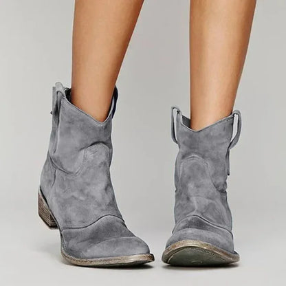 Destiny™ - Stilfulla Vintage Cowboy Ankelboots