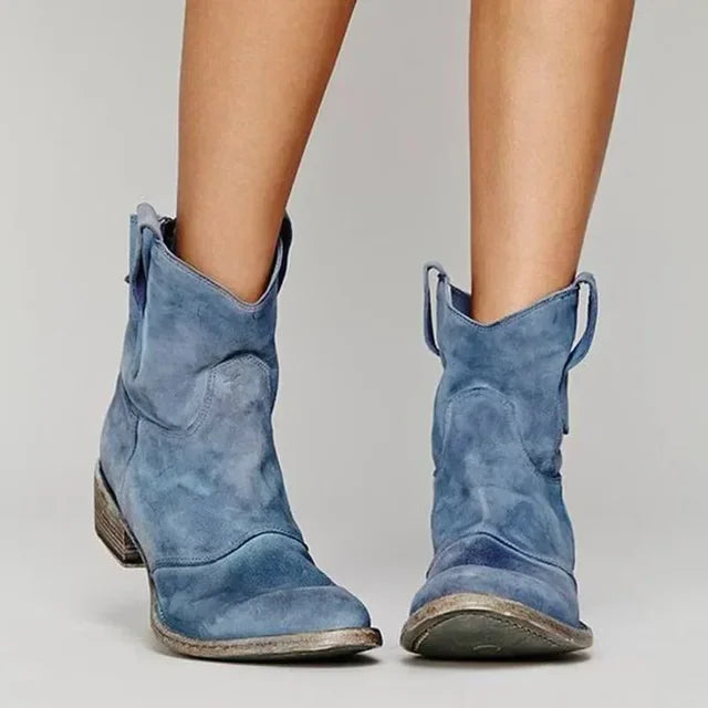 Destiny™ - Stilfulla Vintage Cowboy Ankelboots
