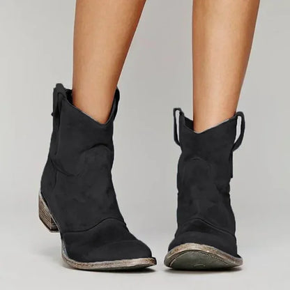 Destiny™ - Stilfulla Vintage Cowboy Ankelboots