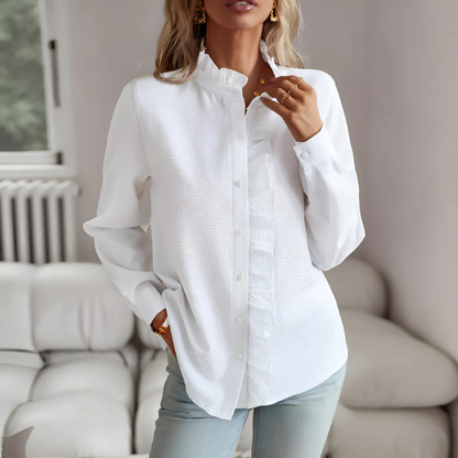 Isolde™ – Elegant blus med romantiska detaljer