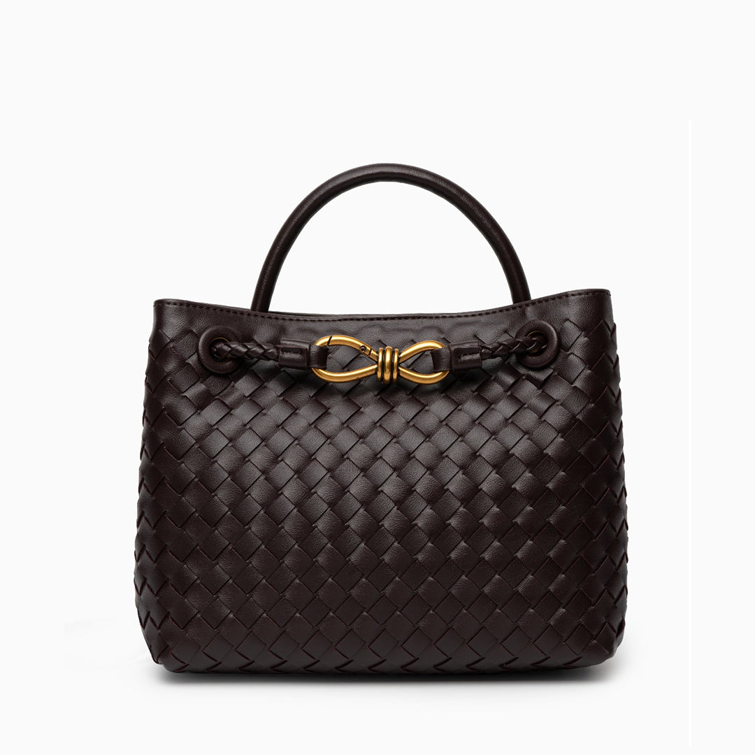 Burgani - Vävd Crossbody-Väska