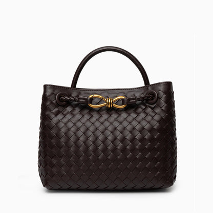 Burgani - Vävd Crossbody-Väska
