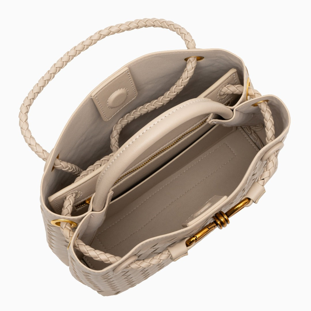 Burgani - Vävd Crossbody-Väska