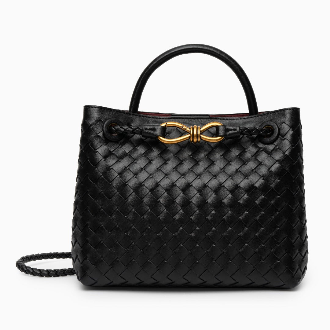 Burgani - Vävd Crossbody-Väska