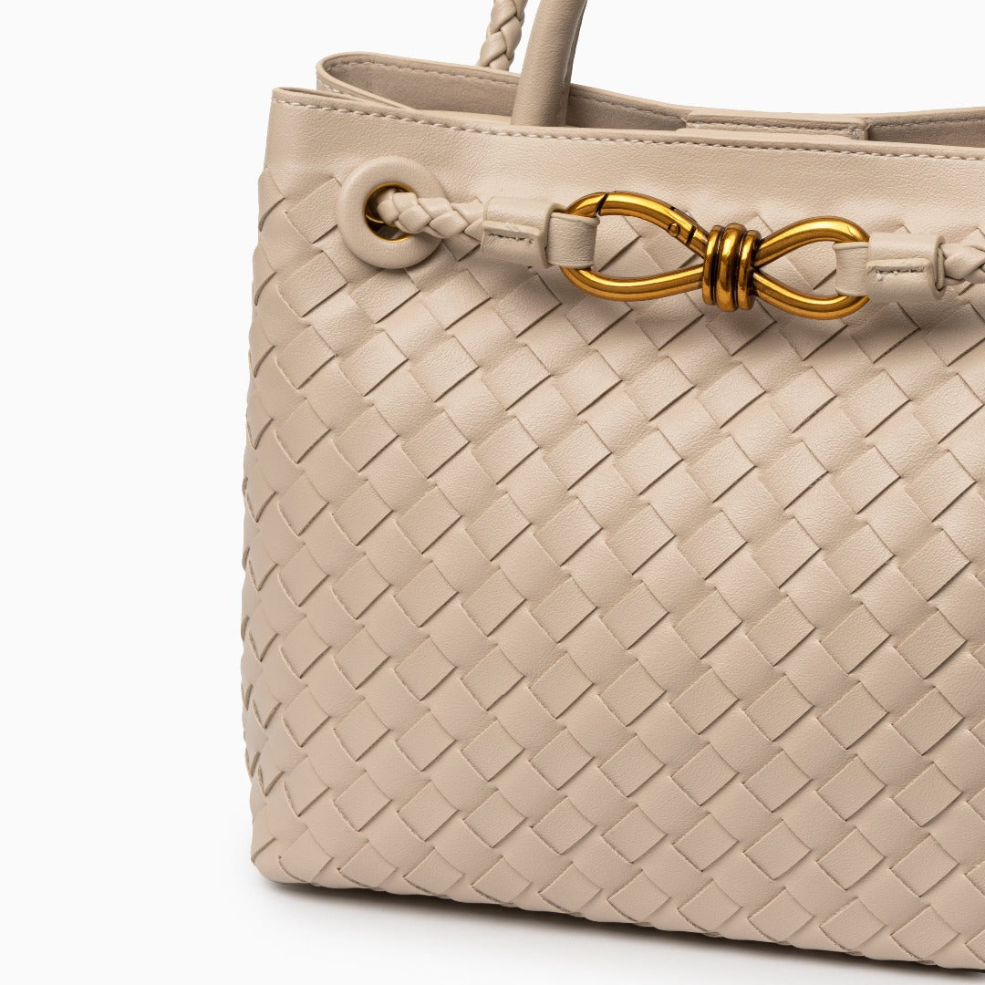 Burgani - Vävd Crossbody-Väska