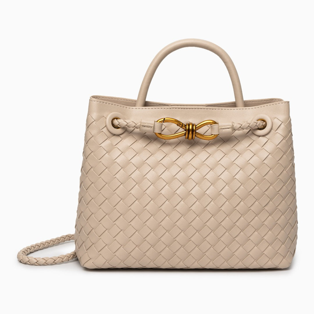 Burgani - Vävd Crossbody-Väska